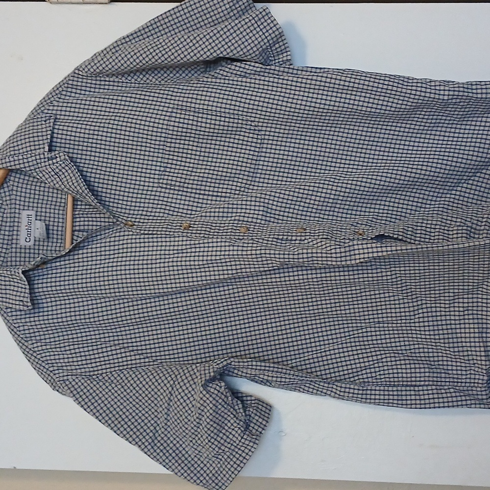 Carhartt mens button up shirt L